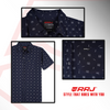 RRJ Men's Basic Woven Shirt Semibody Fitting 158706 (Navy)