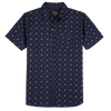 RRJ Men's Basic Woven Shirt Semibody Fitting 158706 (Navy)