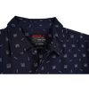 RRJ Men's Basic Woven Shirt Semibody Fitting 158706 (Navy)