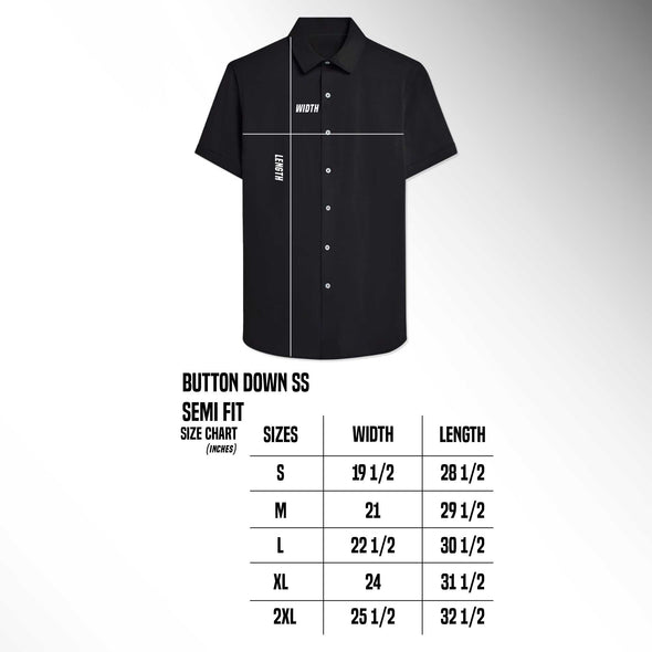 RRJ Men's Basic Woven Shirt Semibody Fitting 158706 (Navy)