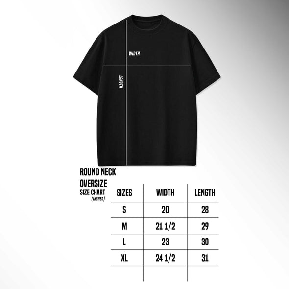 RRJ Men's Basic Tees Oversized Fitting 178649-U (Citadel)