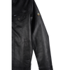 RRJ Men's Basic Leather Jacket Regular Fitting 175835 (Black)