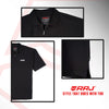 RRJ Men's Collared Tees Oversized Fitting 169841 (Black)