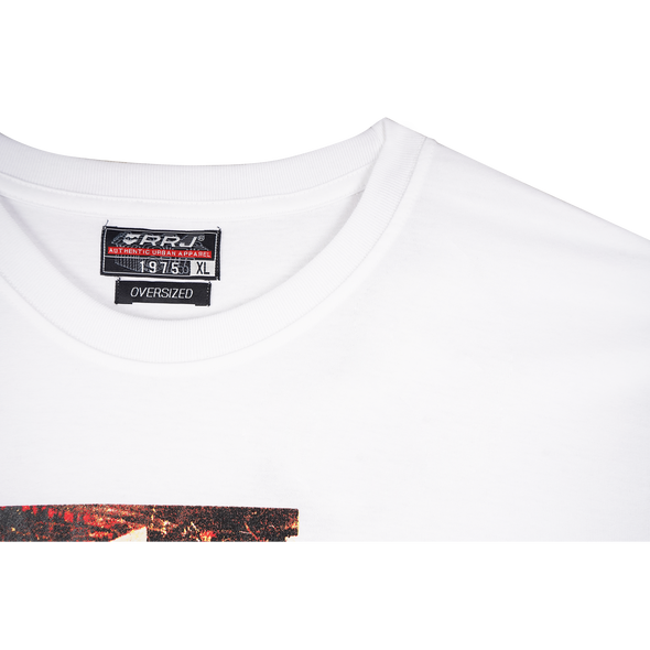 RRJ Men's Basic Tees Oversized Fitting 178667-U (White)