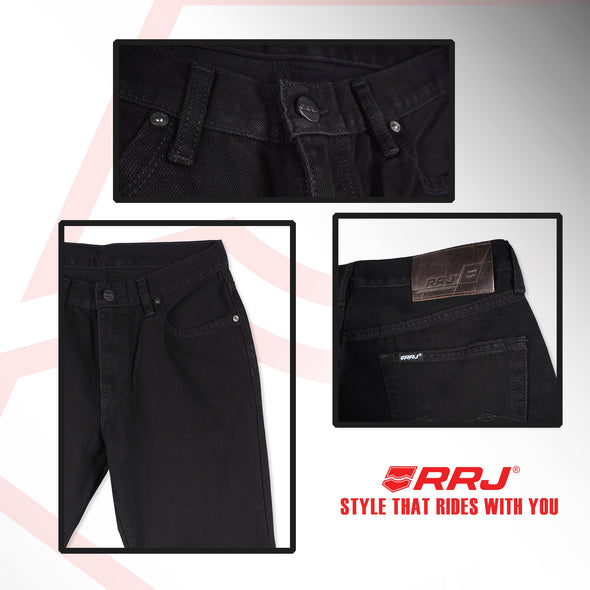 RRJ Men's Basic Denim Regular Fitting Mid-Rise 179907 (Dark Shade)
