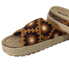 RRJ Ladies Accessories Basic Footwear Slipper 170959 (Brown)