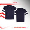 RRJ Men's Basic Collared Shirt Oversized Fitting 169829 (Navy)
