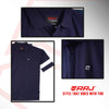 RRJ Men's Basic Collared Shirt Oversized Fitting 169829 (Navy)