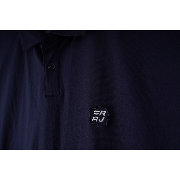 RRJ Men's Basic Collared Shirt Oversized Fitting 169829 (Navy)