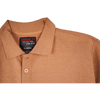 RRJ Men's Basic Collared Shirt Semifit Fitting 169617 (Brown)