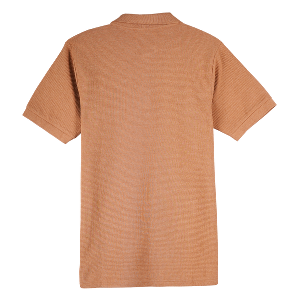 RRJ Men's Basic Collared Shirt Semifit Fitting 169617 (Brown)