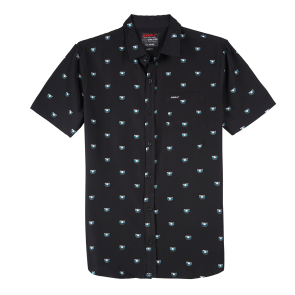 RRJ Men's Basic Woven Semibody Fitting 158700 (Black)