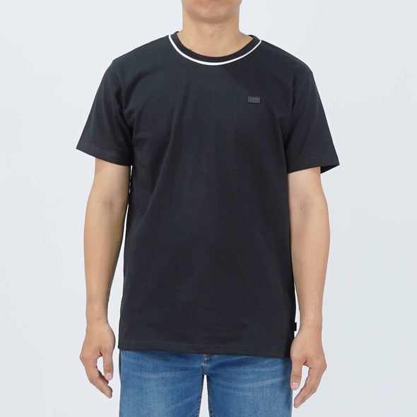 RRJ Men's Basic Tees Semibody Fitting 176146-U (Black)