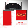 RRJ Men's Basic Tees Semibody Fitting 181040-U (Red)