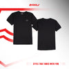 RRJ Men's Basic Tees Semibody Fitting 158333 (Black)