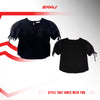 RRJ Ladies Basic Woven Shirt Regular Fitting 173630-U (Black)