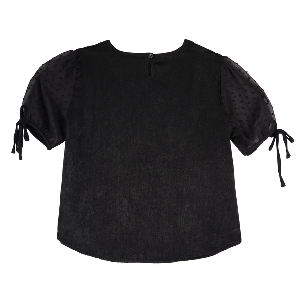 RRJ Ladies Basic Woven Shirt Regular Fitting 173630-U (Black)