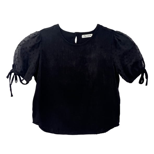 RRJ Ladies Basic Woven Shirt Regular Fitting 173630-U (Black)