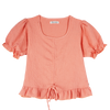 RRJ Ladies Basic Tees Boxy Fitting 163816-U (Pink)