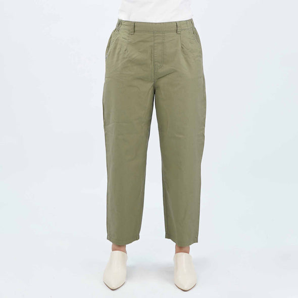 RRJ Ladies Basic Non-Denim Trouser Mid-Rise 172102-U (Deep Green)