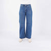 RRJ Ladies Basic Denim Wideleg Pants Mid-Rise 184623 (Medium Shade)