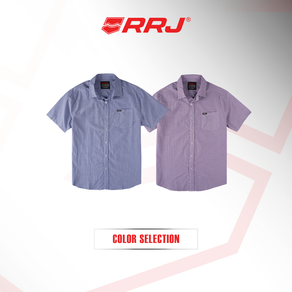 RRJ Men's Basic Woven Semibody Fitting 168381 (Blue)