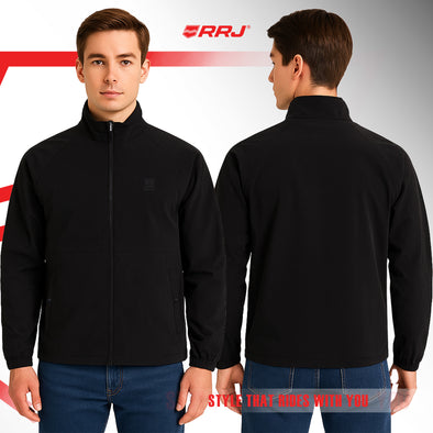 RRJ Men's Basic Jacket Regular Fitting 187419 (Black)