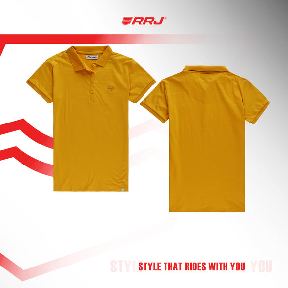 RRJ Ladies Basic Collared Regular Fitting 116834 (Yellow)