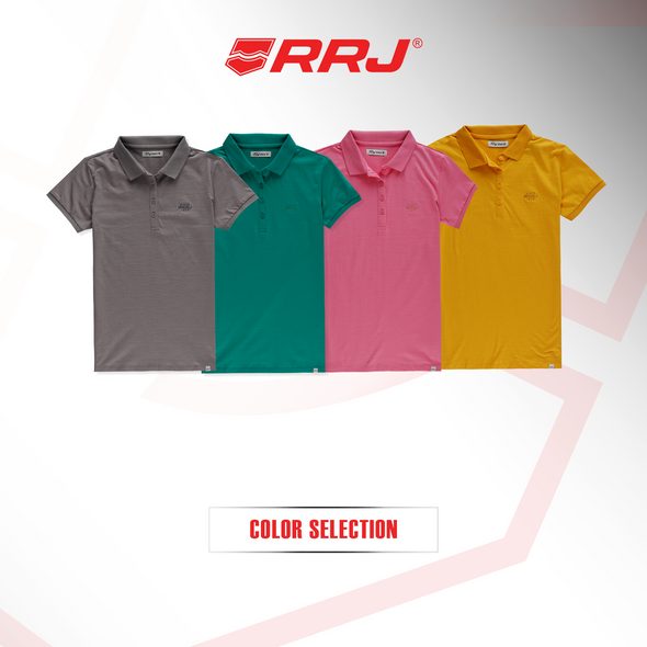 RRJ Ladies Basic Collared Regular Fitting 116834 (Yellow)