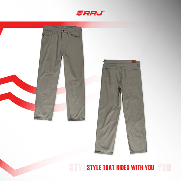 RRJ Ladies Basic Denim Straight Mid-Rise Fitting 179360 (Sage)