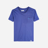 RRJ Basic Tees for Ladies Regular Fitting Shirt CVC Jersey Fabric Trendy fashion Casual Top Blue T-shirt for Ladies 109532-U (Blue)
