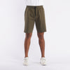 RRJ Basic Non-Denim Jogger Shorts for Men Regular Fitting Rinse Wash Fabric Casual short Fatigue Jogger short for Men 126107 (Fatigue)