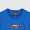 RRJ Basic Tees for Men Semi Body Fitting Shirt CVC Jersey Fabric Trendy fashion Casual Top Imperial Blue T-shirt for Men 125308-U (Imperial Blue)