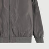 RRJ Men's Basic Jacket Regular Fitting Nylon Fabric Trendy fashion Casual Top Dark Gray Jacket for Men 116983 (Dark Gray)