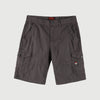 RRJ Basic Non-Denim Cargo Short for Men Regular Fitting Garment Wash Fabric Casual Short Dark Gray Cargo Short for Men 127201 (Dark Gray)