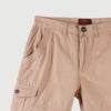 RRJ Basic Non-Denim Cargo Short for Men Regular Fitting Garment Wash Fabric Casual Short Light Khaki Cargo Short for Men 127212 (Light Khaki)