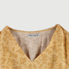 RRJ Basic Woven Ladies Boxy Fitting Shirt Rayon Fabric Trendy fashion Casual Top Yellow Woven for Ladies 133649-U (Yellow)