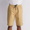 RRJ Basic Non-Denim Jogger Shorts for Men Trendy Fashion With Pocket Regular Fitting Garment Wash Fabric Casual short Khaki Jogger short for Men 127144 (Khaki)