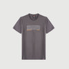 RRJ Basic Graphic Tees for Men Semi Body Fitting Round Neck Trendy fashion Casual Top Dark Gray T-shirt for Men 105009 (Dark Gray)