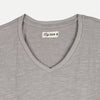 RRJ Basic Tees for Ladies Regular Fitting Shirt CVC Jersey Fabric Trendy fashion Casual Top Plain V-Neck T-shirt for Ladies 117851-U (Frost)