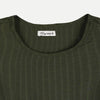 RRJ Basic Tees for Ladies Regular Fitting Shirt Trendy fashion Casual Top Fatigue T-shirt for Ladies 141087 (Fatigue)