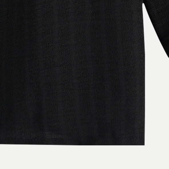RRJ Basic Tees for Ladies Regular Fitting Shirt Trendy fashion Casual Top Black T-shirt for Ladies 137020 (Black)