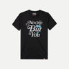 RRJ Basic Tees for Men Semi Body Fitting Shirt CVC Jersey Fabric Round Neck Trendy fashion Casual Top Black T-shirt for Men 132418-U (Black)