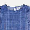 RRJ Basic Woven Ladies Boxy Fitting Shirt Rayon Fabric Trendy fashion Casual Top Blue Woven for Ladies 128300 (Blue)
