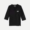 RRJ Basic Tees for Ladies Regular Fitting Shirt CVC Jersey Fabric Trendy fashion Casual Top T-shirt for Ladies 124192 (Black)