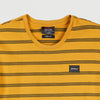 RRJ Basic Tees for Men Semi Body Fitting Shirt CVC Jersey Fabric Round Neck Trendy fashion Casual Top T-shirt for Men 119866 (Yellow)