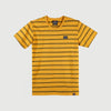 RRJ Basic Tees for Men Semi Body Fitting Shirt CVC Jersey Fabric Round Neck Trendy fashion Casual Top T-shirt for Men 119866 (Yellow)
