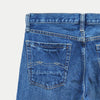 RRJ Men's Basic Denim Fashionable Casual Apparel Maong Pants For Men Mid Waist Trendy Fashion High Quality Slim Straight 147256-U (Dark Shade)