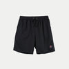 RRJ Basic Non-Denim Jogger Shorts for Men Regular Fitting Rinse Wash Fabric Casual short Black Jogger short for Men 118180 (Black)