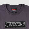 RRJ Basic Graphic Tees for Men Semi Body Fitting Round Neck Trendy fashion Casual Top Dark Gray T-shirt for Men 101887 (Dark Gray)